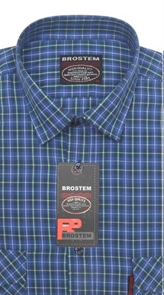 Рубашка мужская хлопок 100 % SH657-2 BROSTEM - фото 10416
