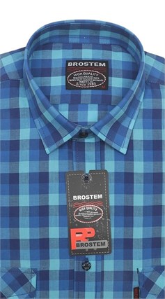 100% хлопок рубашка мужская SH697g BROSTEM SH697g - фото 11188