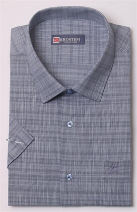 Полуприталенная рубашка со льном Brostem 1SBR004-4 - фото 12104