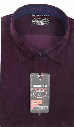 Вельветовая мужская рубашка хлопок 100 % Brostem V21 Z V21 Z-Brostem - фото 12122