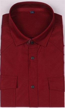 Красная прямая сорочка 2LUM77-3 - фото 12326
