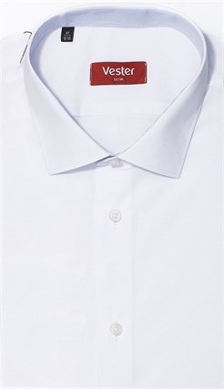 Приталенная рубашка с коротким рукавом VESTER 86014-17 - фото 12460