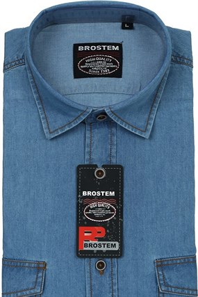 Мужская рубашка джинсовая BROSTEM LAN-2-j-Bros LAN-2-j-Bros - фото 13190