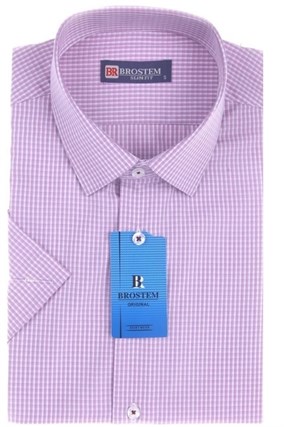 Большая 47(5XL) рубашка короткий рукав BROSTEM 8SG027-1sg 8SG027-1sg - фото 13359