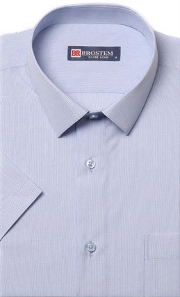 Полуприталенная рубашка с коротким рукавом BROSTEM 1SBR47-10s 5380 - фото 17435