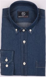 Рубашка джинсовая BROSTEM 1LBM15-1 полуприталенная