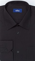 Чёрная рубашка на полных ELITA 700121-01