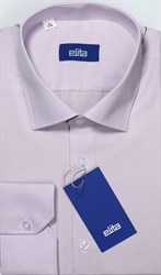 Приталенная сиреневая рубашка ELITE 68412-05