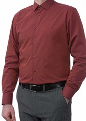На высокий рост бордовая рубашка VESTER 930142-39