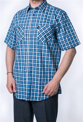 Рубашка мужская хлопок p.M SH665-1s H Brostem